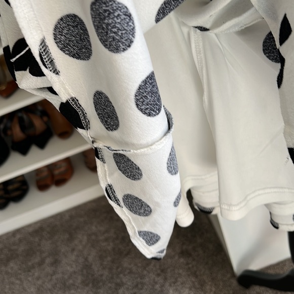 Dress - white and black polka dot dress size small - Picture 6 of 6